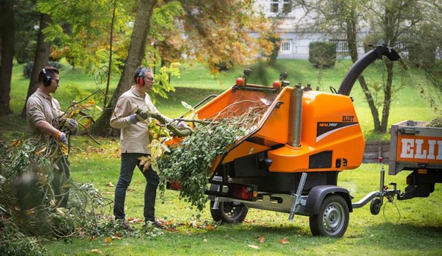 Elet broyeurs de branches sur chassis routier ou pour tracteur avec ancrage 3 points