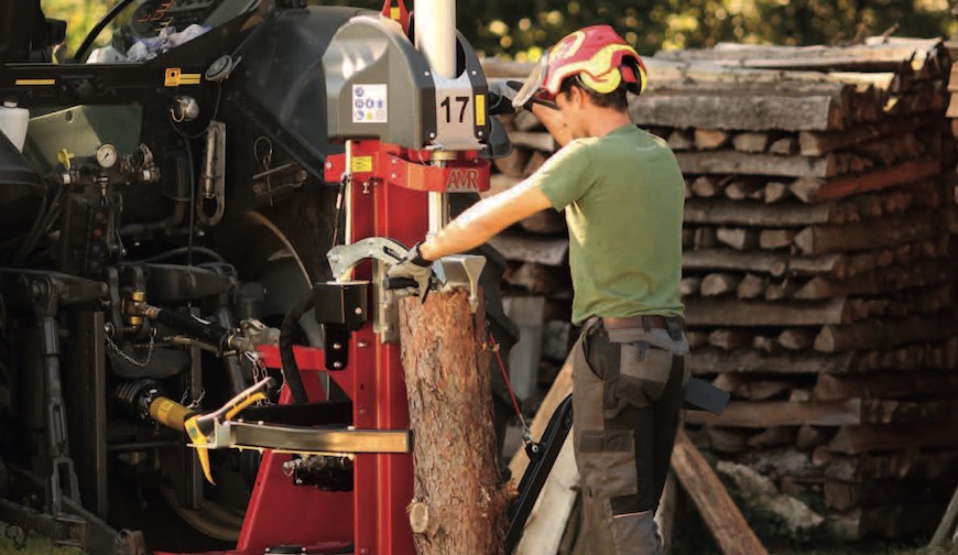 AMR, fendeuse de bûches électrique, thermique, pour tracteur