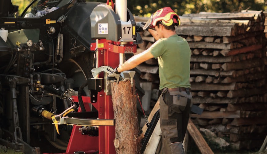 AMR, fendeuse de bûches électrique, thermique, pour tracteur 