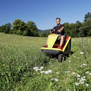 Outils Wolf, tondeuse à gazon autoportée