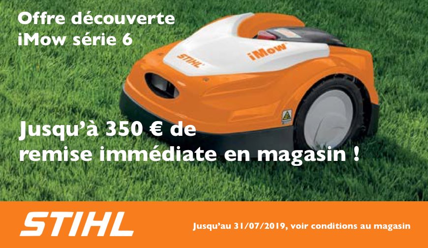 Stihl 350 Euros sur robot Stihl