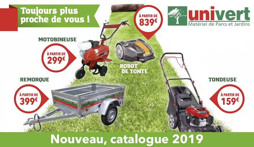 Univert, matériels de parcs et jardins
